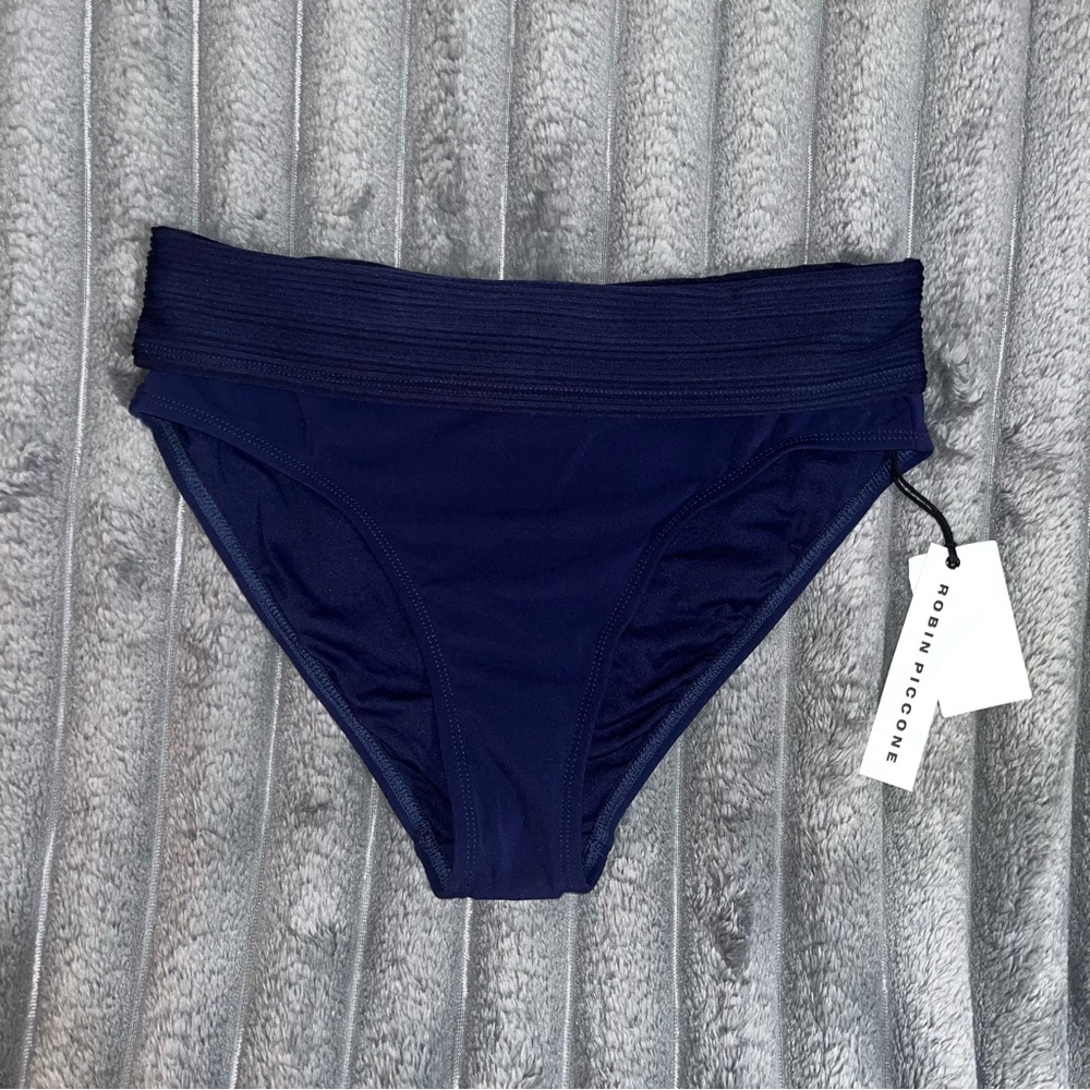 Robin Piccone Navy Bikini Bottoms - Picture 2 of 10